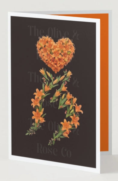 Floral Finger Heart