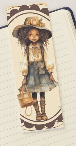 Bookmark: Flower Girl