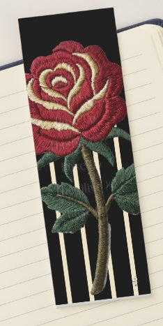 Bookmark: Embroidered Rose