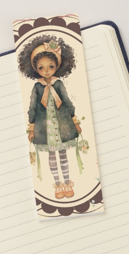 Bookmark: Flower Girl