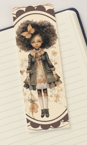 Bookmark: Flower Girl