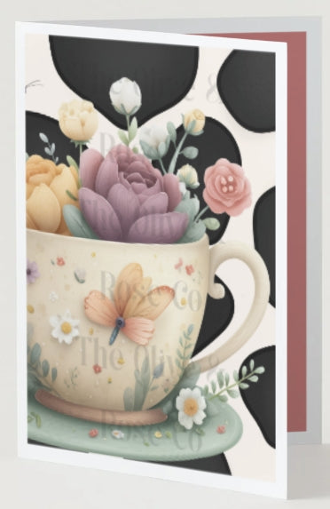 Art Nouveau Teacups