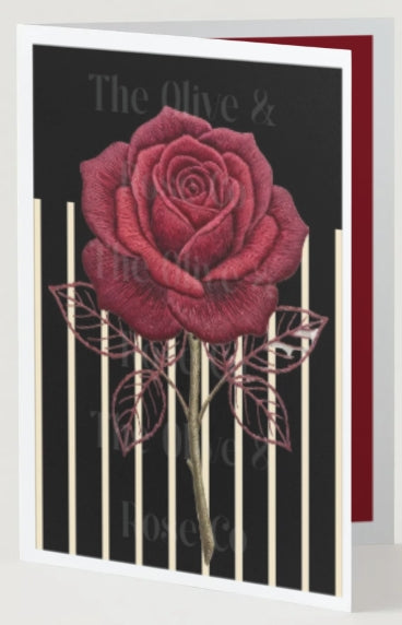 Embroidered Rose
