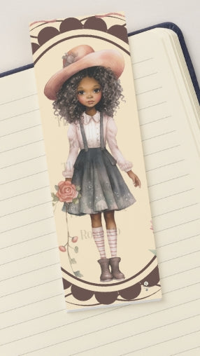 Bookmark: Flower Girl