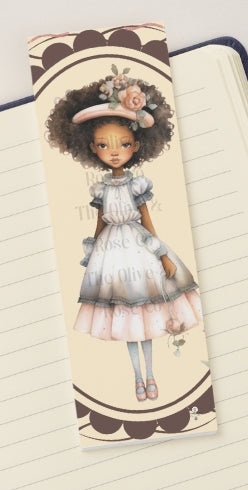 Bookmark: Flower Girl