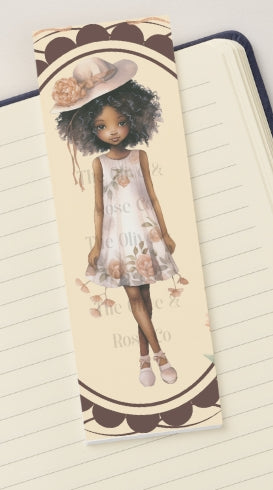 Bookmark: Flower Girl