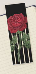Bookmark: Embroidered Rose