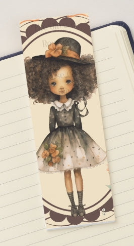Bookmark: Flower Girl