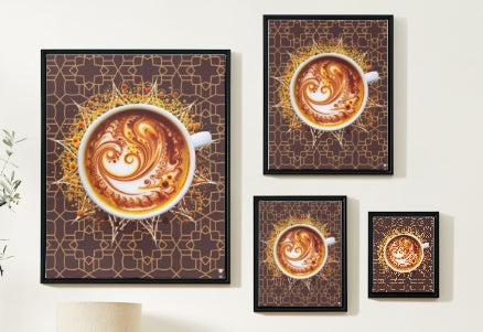 Artwork: Henna Coffee Art