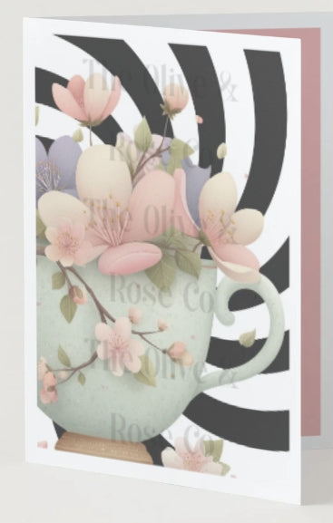 Art Nouveau Teacups