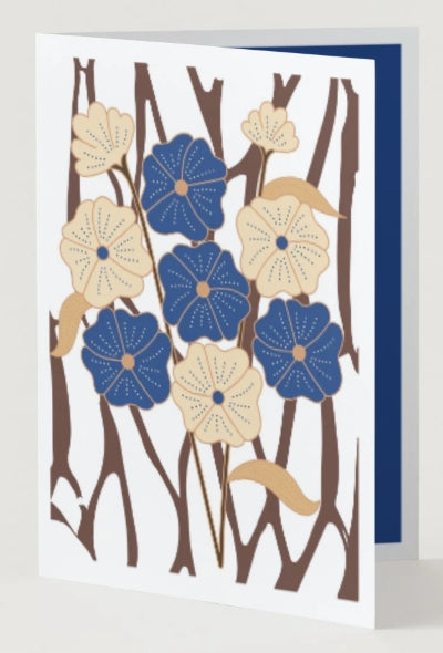 Brown Floral Pattern