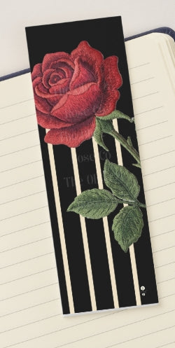 Bookmark: Embroidered Rose