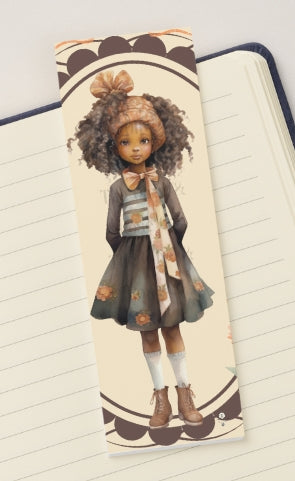 Bookmark: Flower Girl