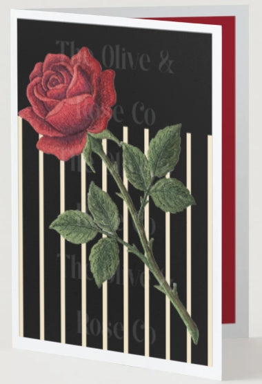 Embroidered Rose