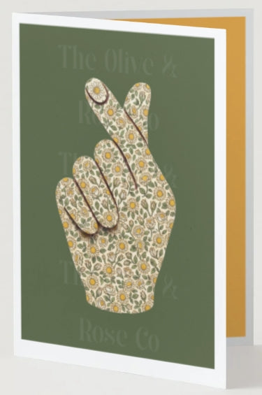 Floral Finger Heart