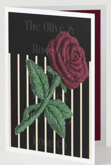 Embroidered Rose