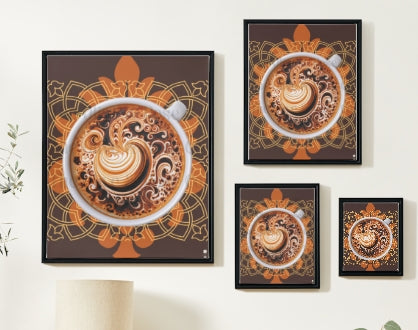 Artwork: Henna Coffee Art
