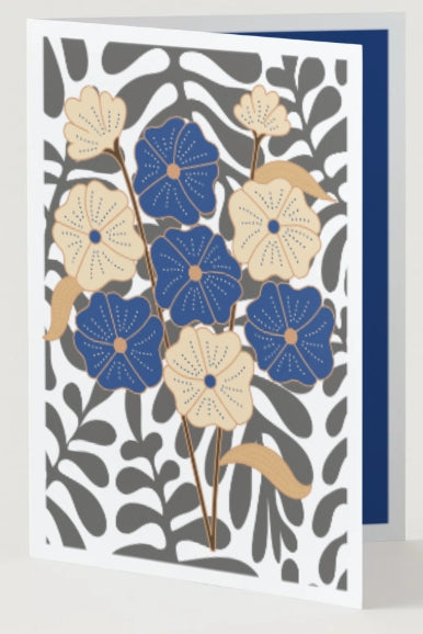 Brown Floral Pattern