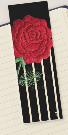 Bookmark: Embroidered Rose