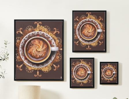 Artwork: Henna Coffee Art