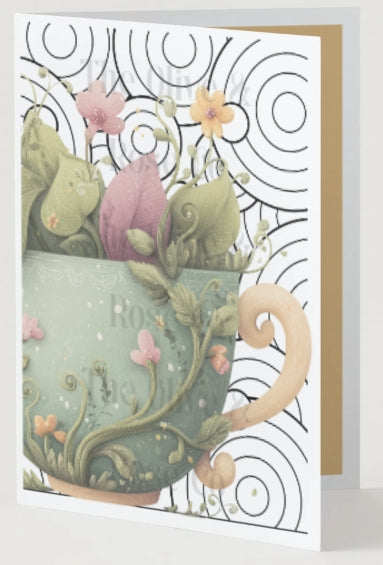 Art Nouveau Teacups