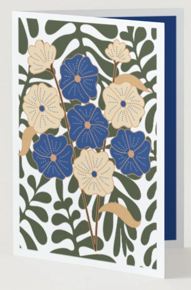 Brown Floral Pattern