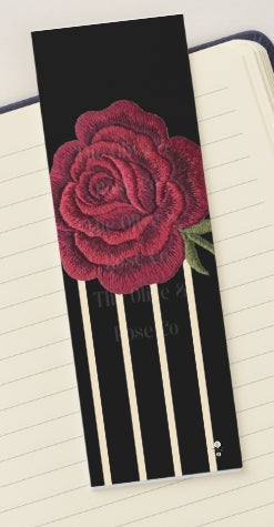 Bookmark: Embroidered Rose