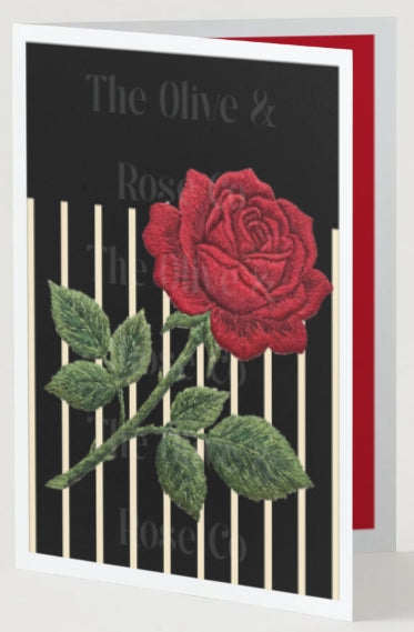 Embroidered Rose