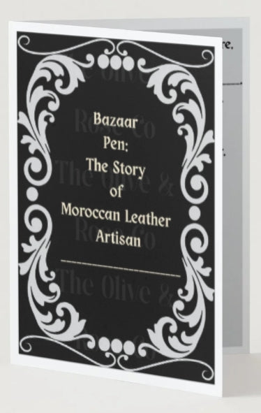 Fill in the Blank: Pen: Moroccan Leather Artisan