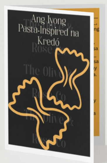 Fill in the Blank: Credo: Pasta