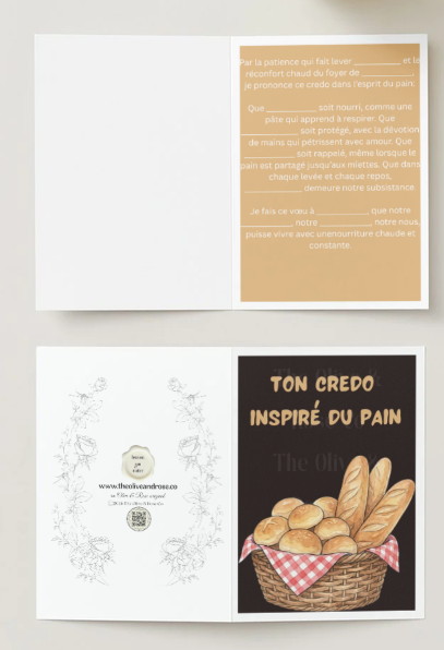 Fill in the Blank: Credo: Bread