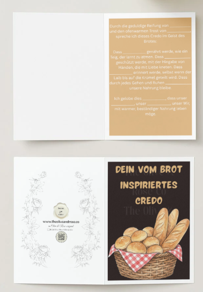 Fill in the Blank: Credo: Bread