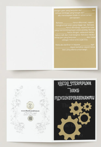 Fill in the Blank: Credo: Steampunk