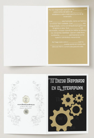 Fill in the Blank: Credo: Steampunk