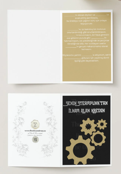 Fill in the Blank: Credo: Steampunk