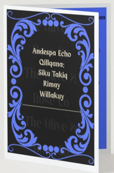 Fill in the Blank: Andes Echo Pen: Pan Flute Player