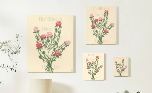 Artwork: ASL Floral I Love You Symbol