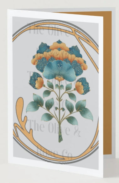 Art Nouveau Floral Pattern