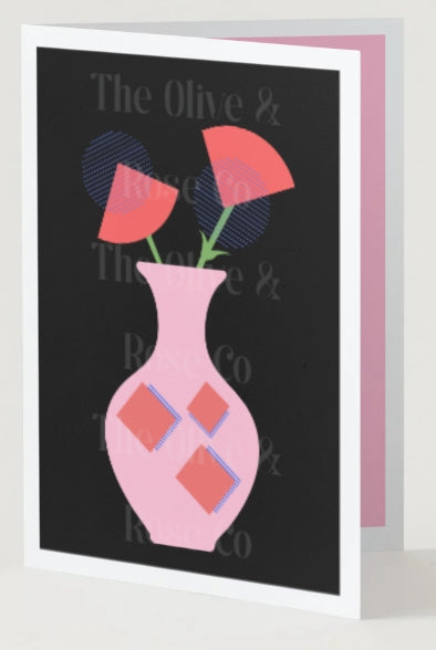 1980 Floral Vase