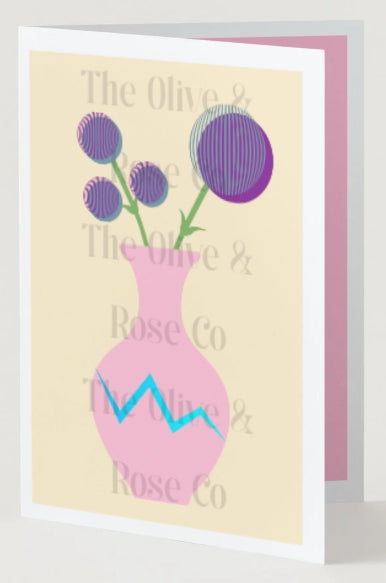 1980 Floral Vase