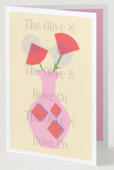 1980 Floral Vase