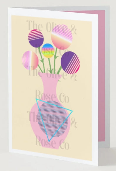 1980 Floral Vase