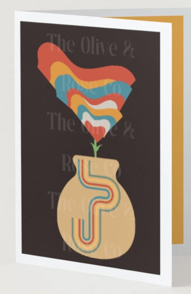 1970 Floral Vase