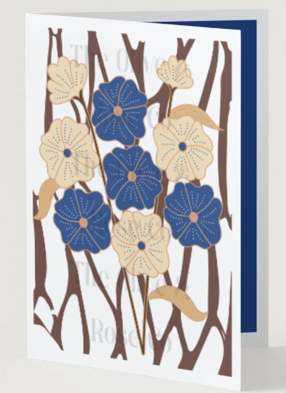 Brown Floral Pattern