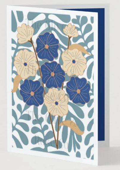 Brown Floral Pattern