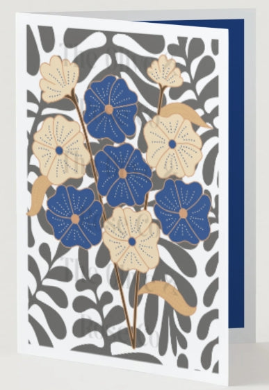 Brown Floral Pattern