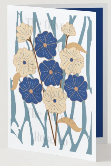 Brown Floral Pattern
