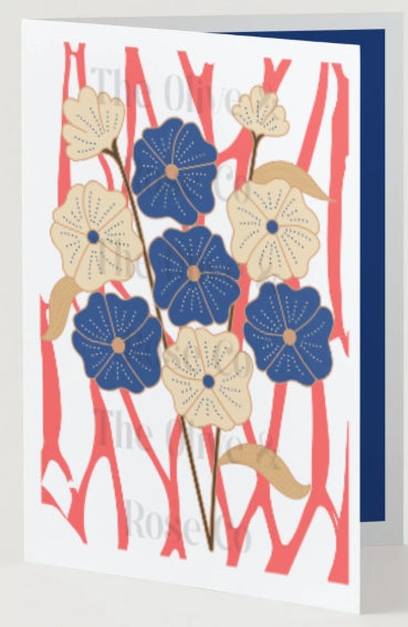Brown Floral Pattern