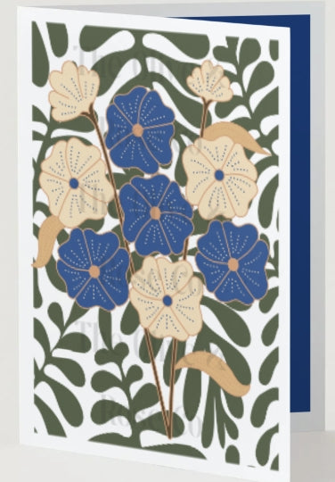 Brown Floral Pattern