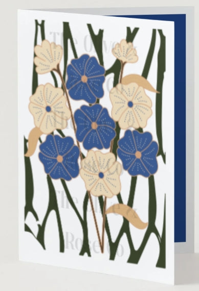 Brown Floral Pattern